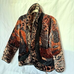 Women's Velvet Quilted Jacket